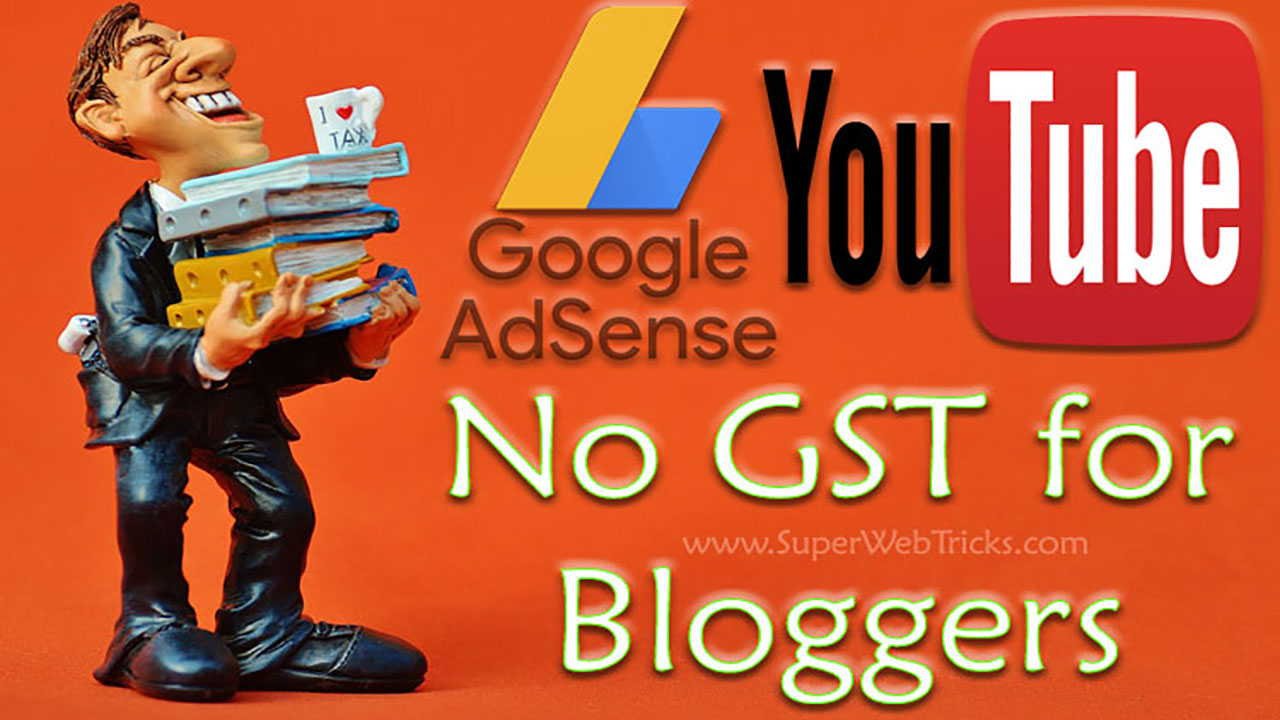 GST for Indian Blogger Income