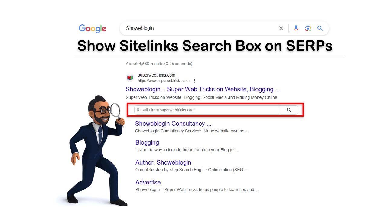 Sitelinks Searchbox